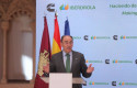 ep el presidente de iberdrola ignacio sanchez galan interviene en la presentacion del acto haciendo