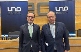 ep el presidente de la patronal del sector uno logistica francisco aranda izq y el secretario