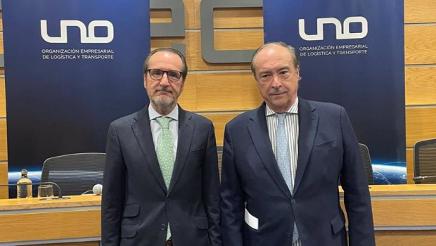 ep el presidente de la patronal del sector uno logistica francisco aranda izq y el secretario