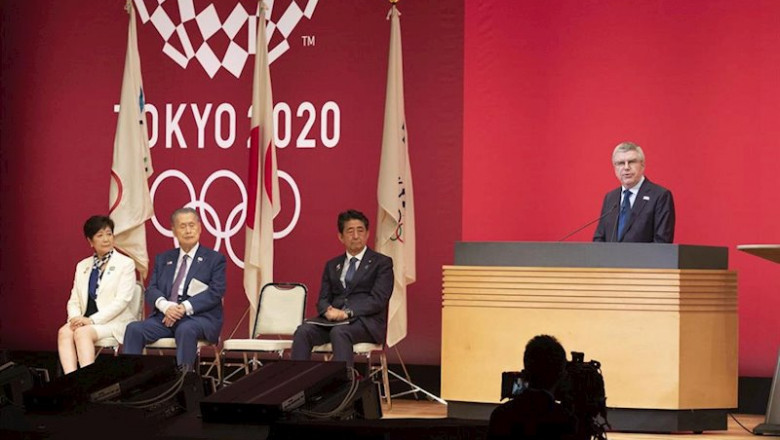 ep el presidente del coi thomas bach y el primer ministro de japon shinzo abe en el acto del ano ep el presidente del coi thomas bach y el primer ministro de japon shinzo abe en el acto del ano