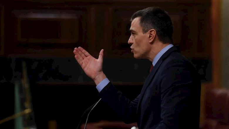 ep el presidente del gobierno pedro sanchez en el pleno en el congreso para exponer los resultados