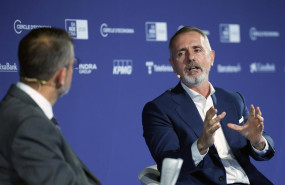 ep el presidente ejecutivo de telefonica marc murtra durante la celebracion de la sesion de debate