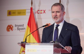 ep el rey felipe vi inaugura el foro internacional invest in spain summit en el casino de madrid a