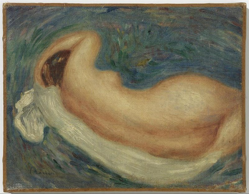 ep imagen del cuadro nu couche del pintor impresionista pierre-auguste renoir