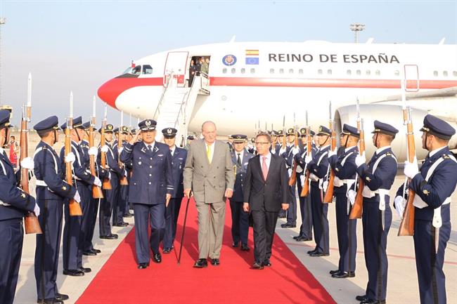 Juan Carlos I, en Santiago de Chile para la toma de posesión de Piñera | CASA REAL - Archivo ep juan carlos i en santiagochilela tomaposesionpinera