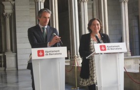 ep la alcaldesabarcelona ada colau yministro inigola serna