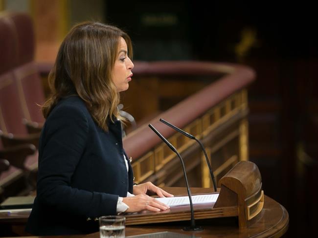 La diputada del PSOE Tamara Raya, en el Pleno del Congreso | CONGRESO ep la diputadapsoe tamara raya enplenocongreso