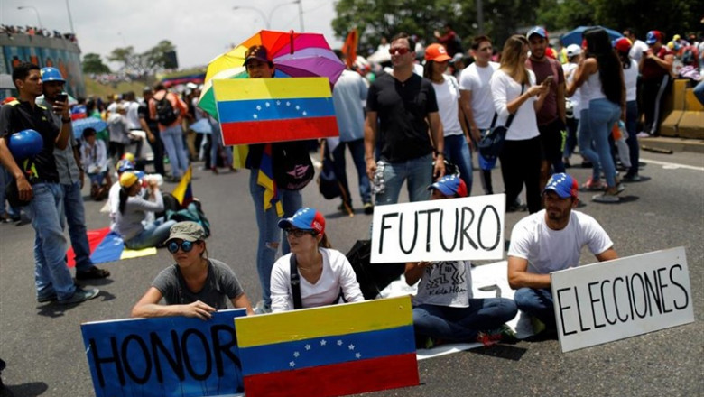 ep la oposicion venezolana duranteprotestacaracas la capitalpais