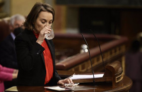 ep la portavoz del pp en el congreso de los diputados cuca gamarra en una sesion plenaria en el