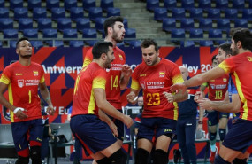 ep la seleccion espanola de voleibol ha conseguido su primera victoria en el campeonato de europa