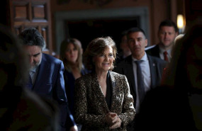 ep la vicepresidenta primera del gobierno carmen calvo en el acto de presentacion del archivo