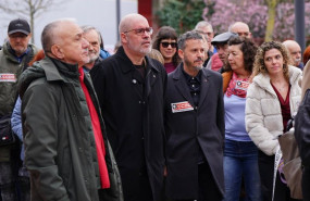 ep los secretarios generales de ugt i pepe alvarez y ccoo d unai sordo durante la ofrenda floral con ep los secretarios generales de ugt i pepe alvarez y ccoo d unai sordo durante la ofrenda floral con
