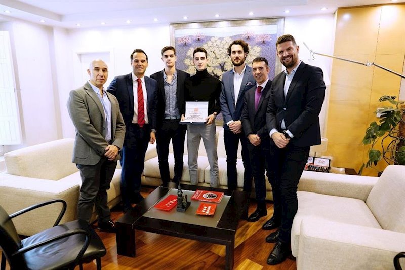 ep los tres taekwondistas espanoles en tokio 2020 son recibidos por ignacio aguado