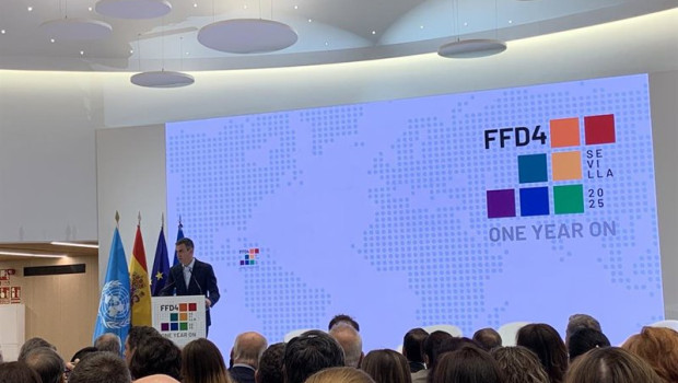 ep pedro sanchez durante su intervencion en la inauguracion de la nueva sede onu turismo en el