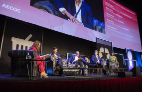 ep representantes de mercadona lidl carrefour y eroski en congreso aecoc
