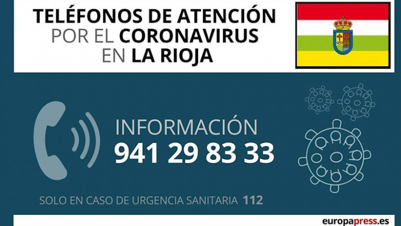 ep telefonos de atencion por el coronavirus en la rioja