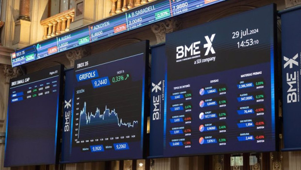 ep un panel del ibex 35 en el palacio de la bolsa a 29 de julio de 2024 en madrid espana ep un panel del ibex 35 en el palacio de la bolsa a 29 de julio de 2024 en madrid espana