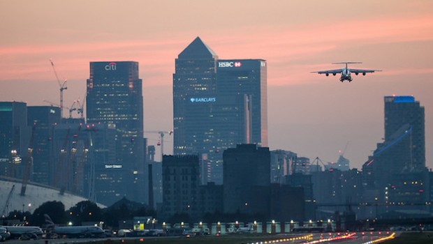 Flickr - James Petts london city airport takeoff
