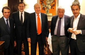 Cena casa lucio Rajoy Juan Carlos Zapatero Felipe Gonzalez Aznar