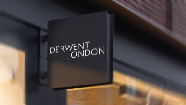 dl derwent london property commercial development residential office sign logo ftse 250 min