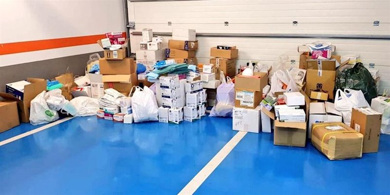 Cajas recibidas con material saniatrio. | PROTECCIÓN CIVIL ep cajas recibidas con material saniatrio