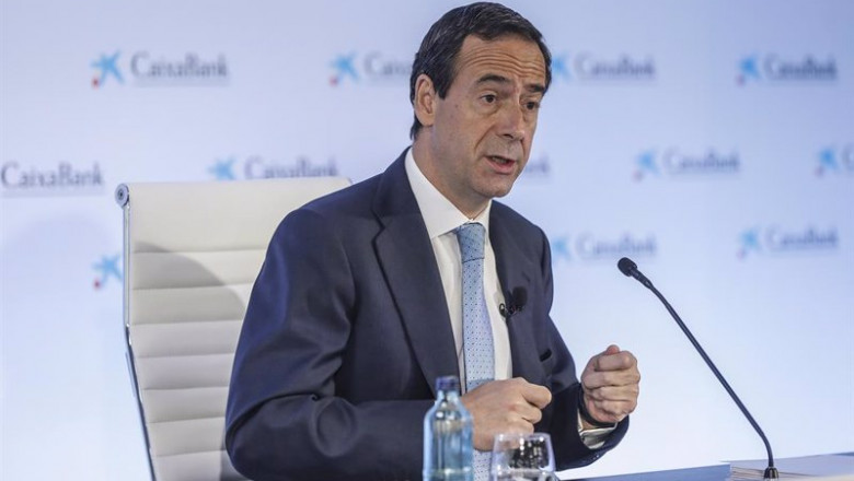 ep el consejero delegado de caixabank gonzalo gortazar durante una rueda de prensa para presentar ep el consejero delegado de caixabank gonzalo gortazar durante una rueda de prensa para presentar