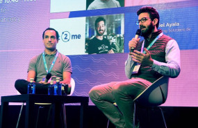 ep el consejero delegado de fazil ignacio santos y el director de bit2me api gabriel ayala