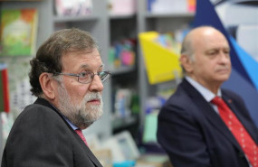 ep el expresidente del gobierno mariano rajoy i y el exministro de interior y miembro del pp jorge