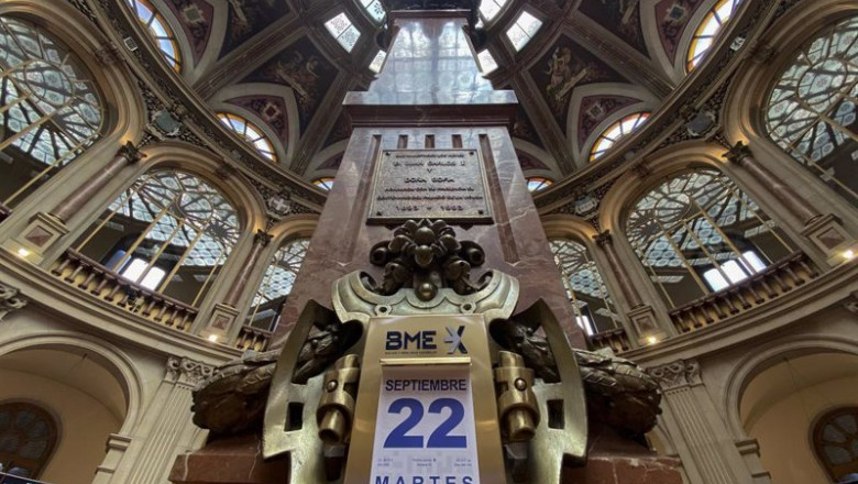 El interior del Palacio de la Bolsa de Madrid (España), a 22 de septiembre de 2020. | Eduardo Parra - Europa Press ep el interior del palacio de la bolsa de madrid espana a 22 de septiembre de 2020
