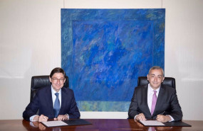 ep el presidente de caixabank jose ignacio goirigolzarri y el director general de la fundacion de