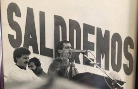 ep imagen del actual lehendakari inigo urkullu en un acto en 1983