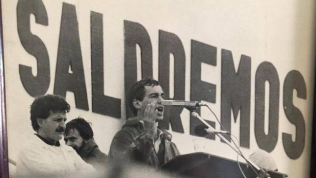 ep imagen del actual lehendakari inigo urkullu en un acto en 1983