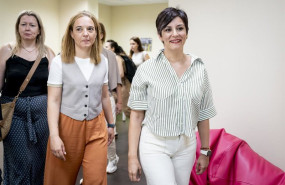 ep la alcaldesa de getafe sara hernandez i y la ministra de vivienda y agenda urbana isabel