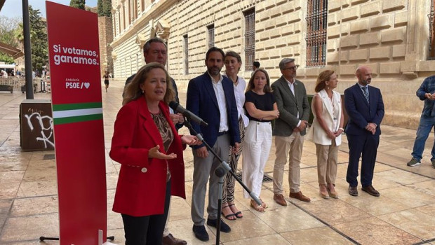 ep la ministra de economia nadia calvino y el candidato a la presidencia de la junta y secretario