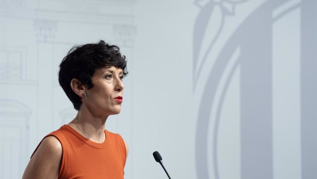 ep la ministra de inclusion seguridad social y migraciones elma saiz ofrece una rueda de prensa tras