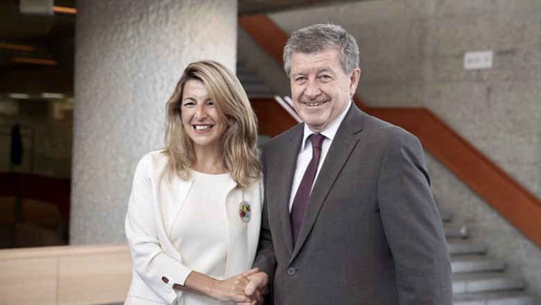 La ministra de Trabajo consigna en la OIT en Ginebra la ratificación de los Convenios 177 y 190 | MINISTERIO DE TRABAJO ep la ministra de trabajo consigna en la oit en ginebra la ratificacion de los convenios 177 y 190