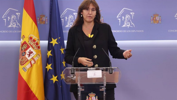 ep la portavoz de junts en el congreso laura borrs interviene en la rueda de prensa posterior a la