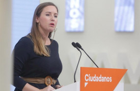 ep la portavoz de la gestora de ciudadanos melisa rodriguez en una rueda de prensa tras una reunion