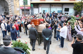 ep salida del feretro de julio anguita del ayuntamiento de cordoba