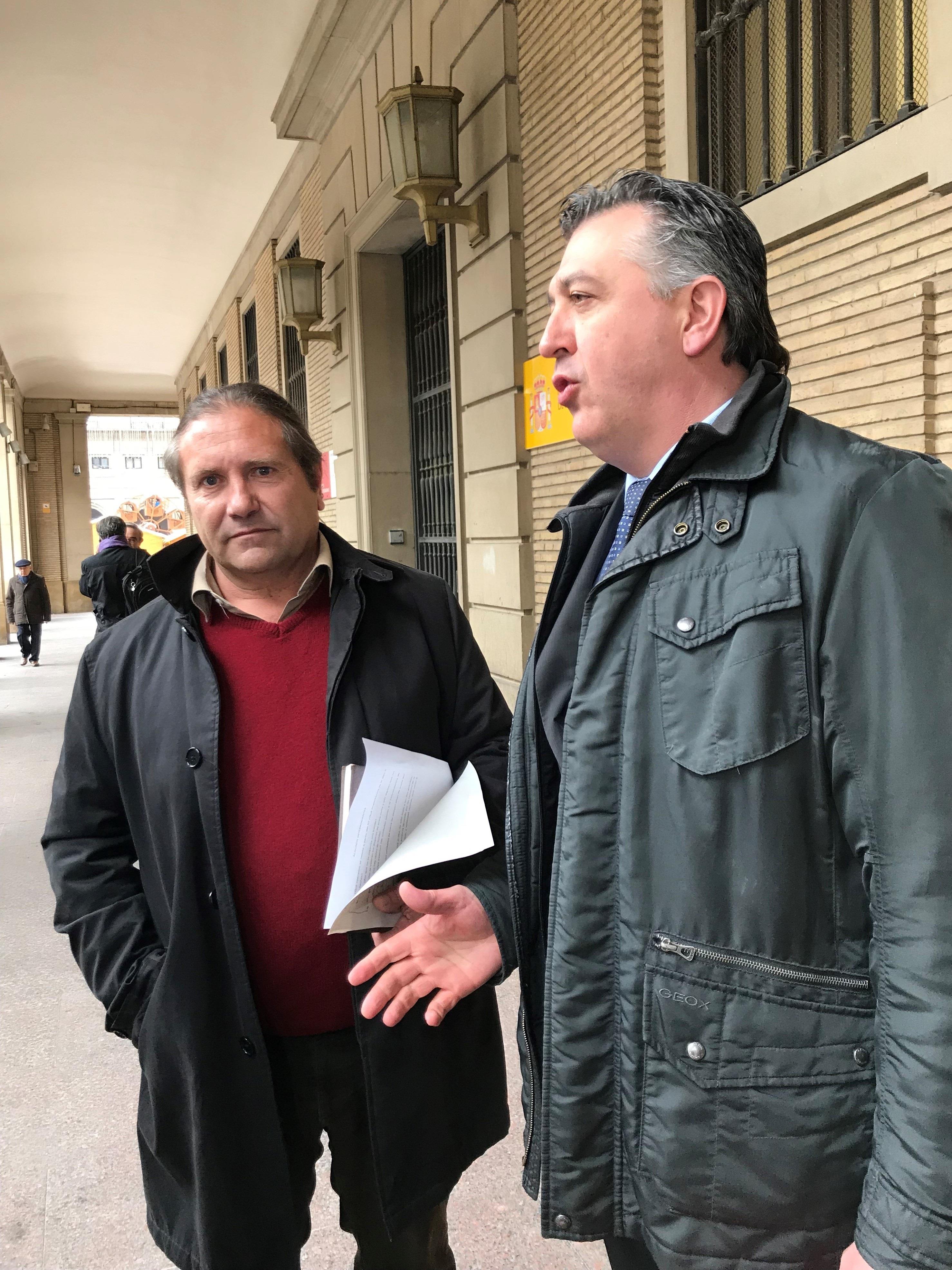 El secretatio general de UAGA. José María Penella y el abogado, Pablo Martínez | EUROPA PRESS ep secretatio generaluaga jose maria penellaabogado pablo martinez