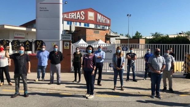 ep visita a nissan de representantes del psc con la viceprimera secretaria socialista eva granados