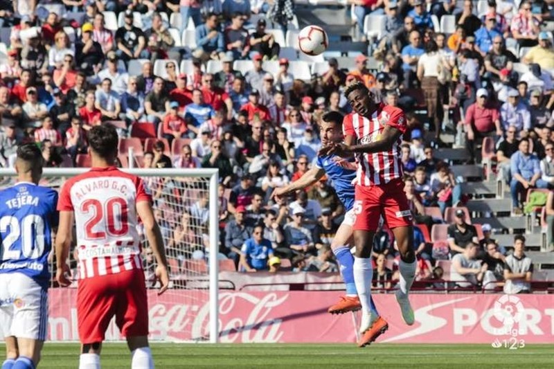 ep yan eteki jugando con la ud almeria