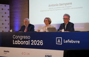 juan pujol rosa visiedo y antonio sempere en el congreso laboral de lefebvre 2026