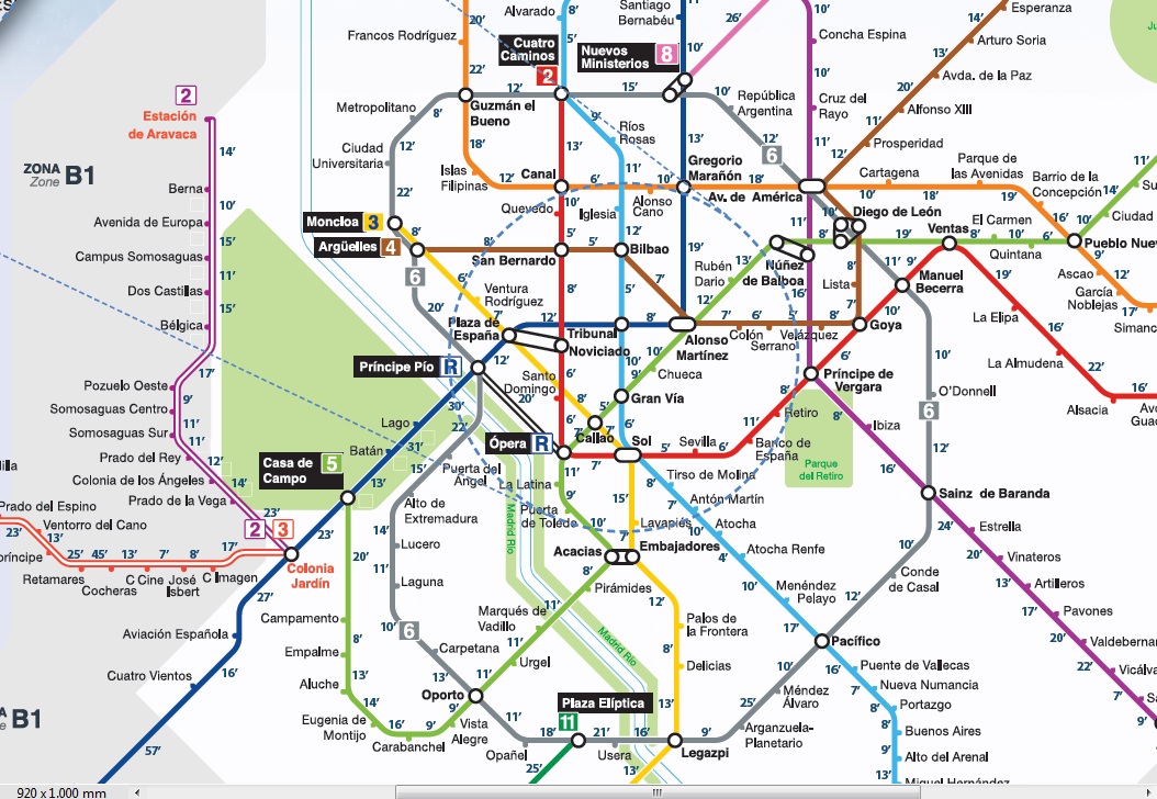 Completo Mapa Metro De Madrid 2019 Gambaran Images And Photos Finder