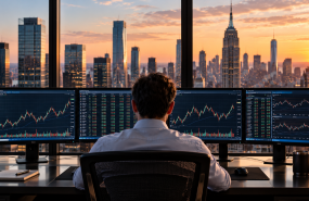 trader frente al horizonte de nueva york trader frente al horizonte de nueva york