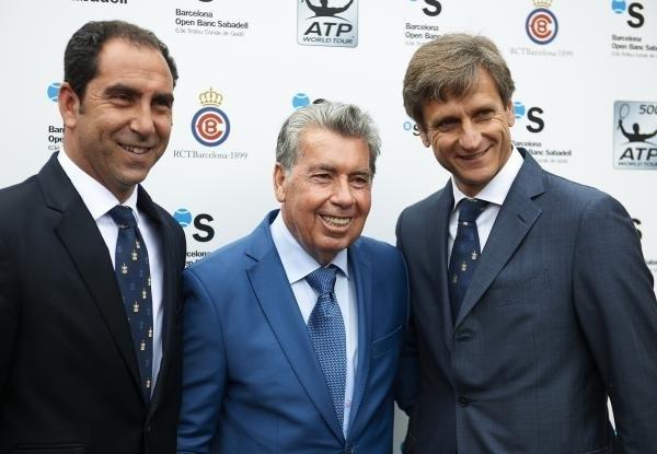 Albert Costa y Manolo Santana | BARCELONA OPEN BANC SABADELL ep albert costamanolo santana
