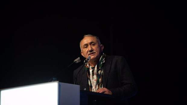 ep archivo - el secretario general de ugt pepe alvarez interviene en la clausura del 16 congreso de