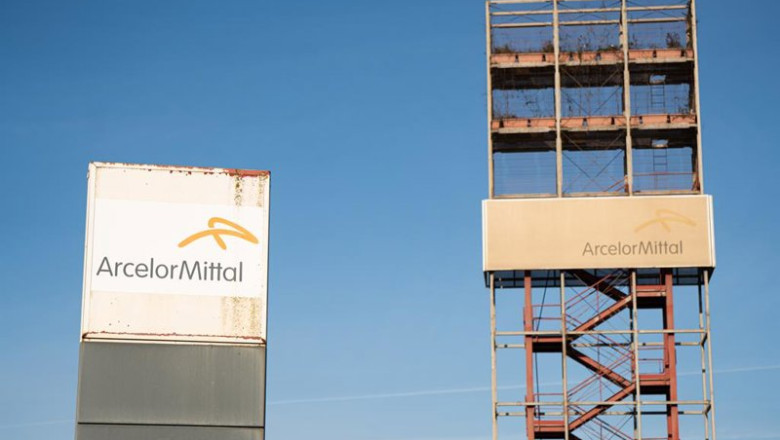 ep archivo   exteriores de la factoria arcelormittal en aviles asturias espana