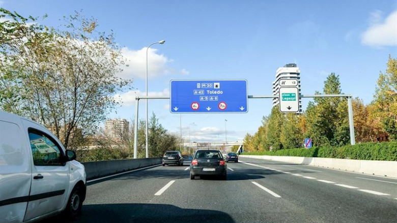 ep carretera de madrid con poco trafico archivo