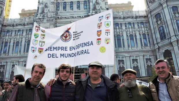 ep cazadoresconcentranayuntamientomadrid